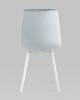 Стул Stool Group Chilly OS-2011-V seat HLR-17 wl DUAL серо-голубой, белые ножки, велюр фото 8