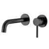 Смеситель для раковины Knotlor Eclipse SS-25/GM встраиваемый, оружейная сталь