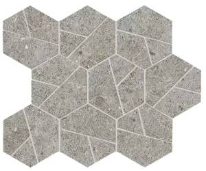 Мозаика Atlas Concorde Boost Stone A7CZ Grey Mosaico Hex 25x28.5