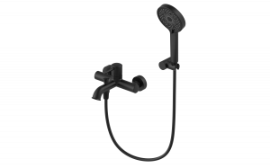 Смеситель для ванны Wonzon & Woghand WW-88037073-MB с душем, черный матовый