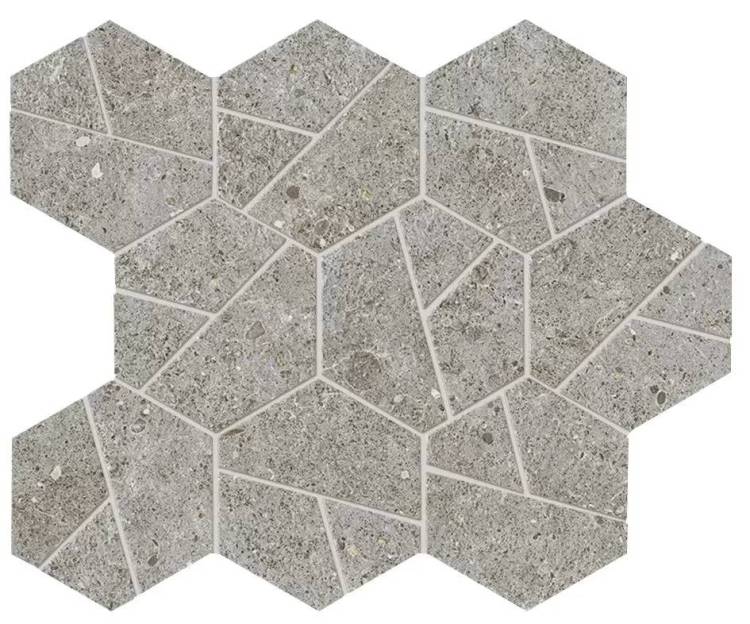 Мозаика Atlas Concorde Boost Stone A7CZ Grey Mosaico Hex 25x28.5