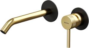 Смеситель для раковины Allen Brau Priority 3.0 5.31A03-31GB золотой, черный