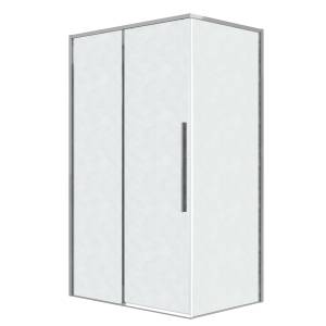 Душевой уголок Grossman Galaxy 120.K33.01.1210.10.02 профиль хром, стекло шиншилла, 120x100x195