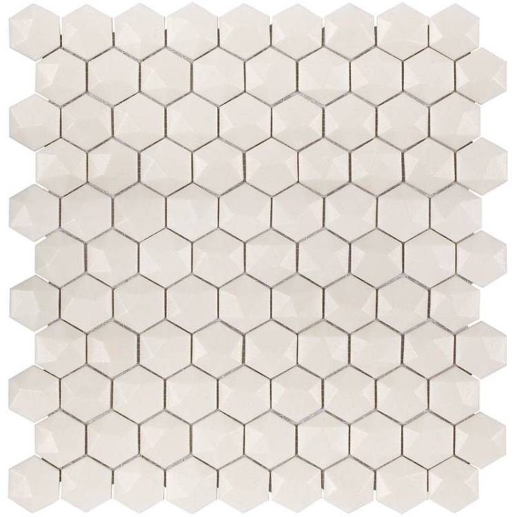 Мозаика Vidrepur Hex Matt Honey № 904D Бежевый (на сетке) 30.7x31.7