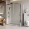 Душевой уголок Belbagno LUCE-AH-1-150/80-C-Cr профиль хром, стекло прозрачное, 150x80x195