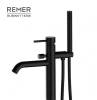 Смеситель для ванны Remer X-Style X08NO черный матовый, напольный фото 2