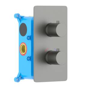 Смеситель для ванны Aquatek Европа AQ1392BGM черный хром шлифованный