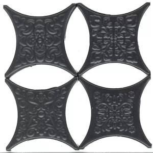 Керамическая плитка Hispania Core Estrella Set Core Negro 6.7x6.7