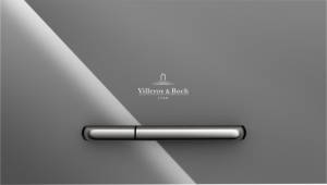 Кнопка смыва Villeroy&Boch Viconnect 922160RA серая глянцевая
