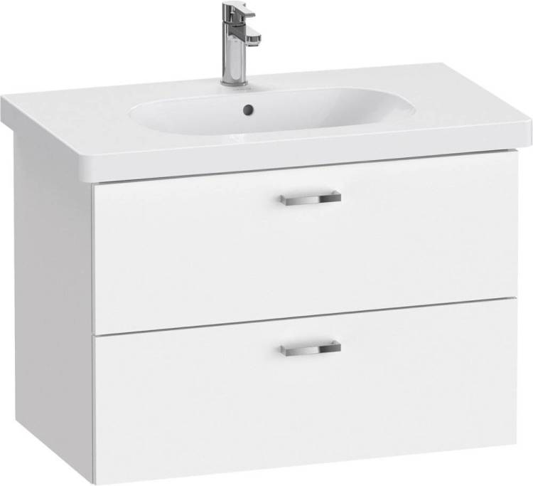 Тумба с раковиной Duravit XBase 80 белая