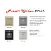 Мойка кухонная Maretti Kitchen KT425-GR серый, 42.5x48.5 фото 4