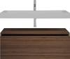 Тумба с раковиной Armadi Art Flat 100 подвесная, dark oak