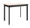 Стол Дик DikLine LK90 00-00075474 krater perla, подстолье черное, опоры черные 90(130)x65x76