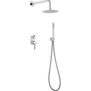 Душевой комплект Boheme Uno 464-WCR White Chrome, с внутренней частью