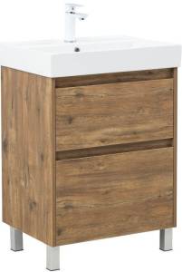 Тумба с раковиной Aquanet Nova Lite 2.0 60 348191 Дуб рустикальный