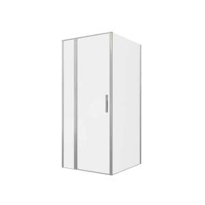 Душевой уголок Allen Brau Priority 3.31026.BA + 3.31047.BA профиль брашированное серебро, 900x1000