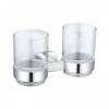 Два стакана Wonzon & Woghand WW-8428 с держателем, хром