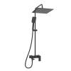 Душевой комплект Wasserkraft A277.162.130.BM черный, со смесителем
