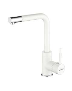 Смеситель для кухни Paulmark Honner Ho212018-WH белый матовый