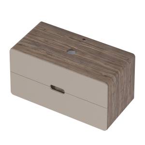 Тумба под раковину 1MarKa Vortex  Ц0000033059 орех каньон коньяк, латте фактурный, 100x50x50