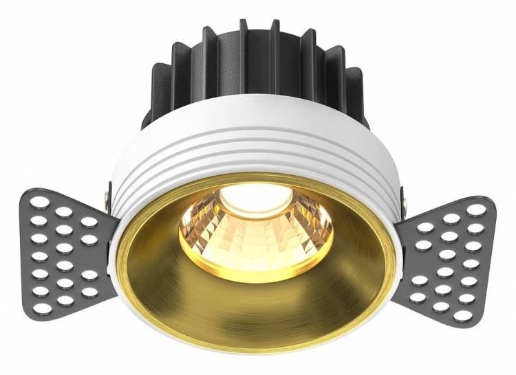 Встраиваемый светильник Maytoni Technical Round DL058-12W3K-TRS-BS