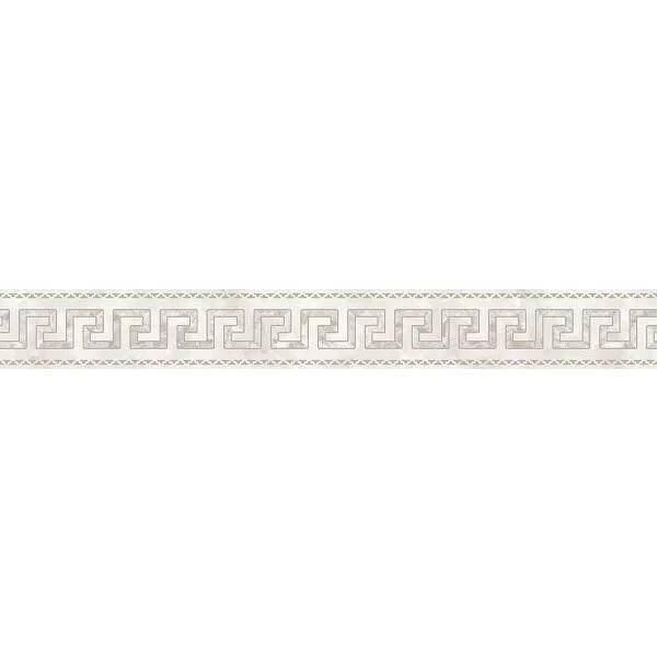Бордюр Versace Emote G0262560 Fascia Greca Onice Bianco 10x78