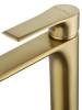Смеситель для раковины Wonzon & Woghand WW-88019079-BG высокий, брашированное золото фото 4