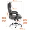 Кресло компьютерное Tetchair Chief metalBL 25021 серый, KUB 05/TW-12, ткань фото 17
