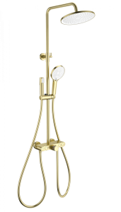 Душевая стойка Wonzon & Woghand WW-B4113-BG с термостатом, золото