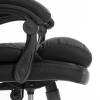 Кресло компьютерное Tetchair Chief metalBL 25019 черный, кожзам, ткань фото 10