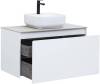 Тумба под раковину Aquanet Nova Lite 90 242257 1+1 ящика, белый глянец фото 5