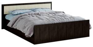 Кровать БТС МЕБЕЛЬ Фиеста Light Н001153 венге, с проложками ДСП 160x200