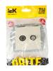 ТВ-розетка TV+SAT IEK Brite BR-AF20-O-K10 бежевый фото 2