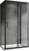 Душевой уголок Abber Schwarzer Diamant AG30100B-S50B-S50B 50x195x100, профиль Черный