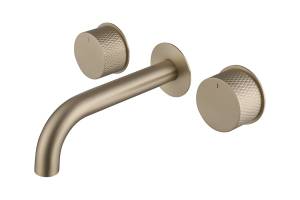 Смеситель для раковины Abber Wasser Kreis AF81122G скрытого монтажа, матовое золото