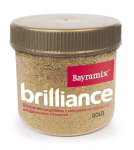 Декоративная добавка с мерцающим эффектом Bayramix Brilliance Gold