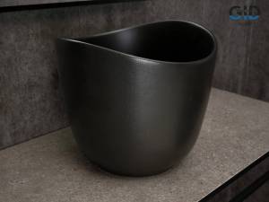 Раковина Gid Creativo N9303bg 53378 черный графит, 36x36x32