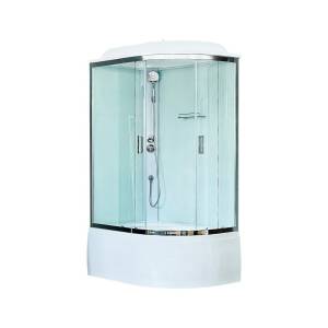 Душевая кабина Royal Bath BK RB8120BK5-WT-CH-L с высоким поддоном, с сиденьем
