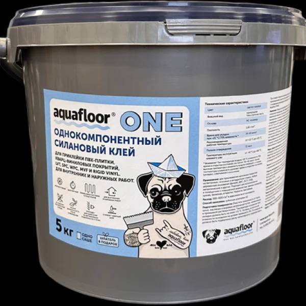 Клей однокомпонентный Aquafloor ONE 5кг