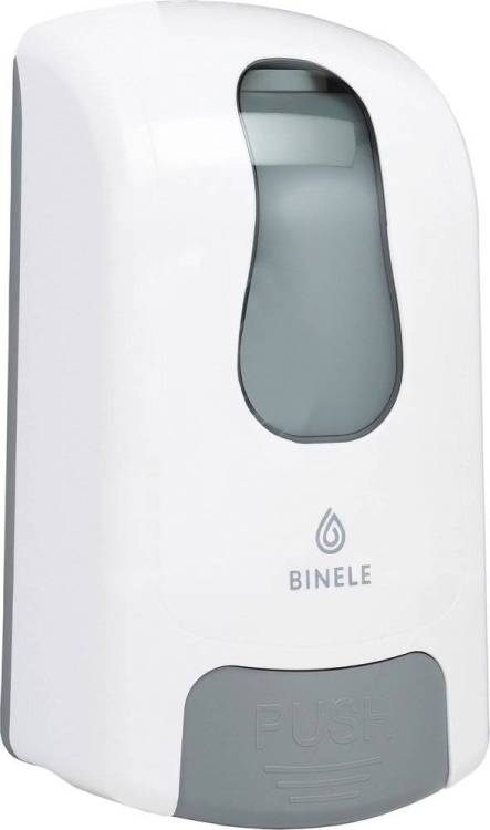 Диспенсер для антисептика Binele mBase DE04BW для картриджей со спрей-жидкостями
