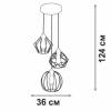 Подвесной светильник Vitaluce V4803-0/3S фото 3