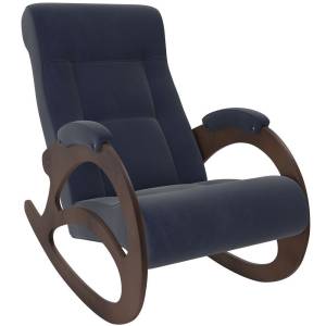 Кресло-качалка Leset Модель 4 2000026657682 Орех/Verona Denim Blue