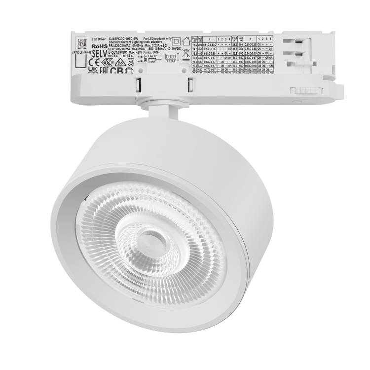 Трековый светодиодный светильник Lightstar Alta Pro A5636QT60G