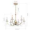 Подвесная люстра ST Luce Элеганс SL1405.203.06 фото 6
