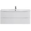 Тумба с раковиной Belbagno Acqua ACQUA-1200-2C-SO-BL 120x45x50 Bianco Lucido подвесная с двумя выкатными ящиками