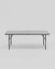 Стол складной Stool Group Кейт Z122-3X-H.ADJ grey серый, с регулировкой высоты 122x61x74 фото 3