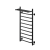 Полотенцесушитель электрический Comfysan Scola 016692 EC-10 100/40 с полкой, черный матовый