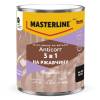 Грунт-эмаль по ржавчине 3 в 1 Masterline Anticorr глянцевая RAL9005 черный 0.75 л