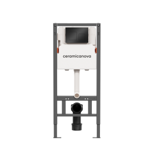 Система инсталляции для унитазов Ceramica Nova Balance CN121002MB кнопка черный матовый