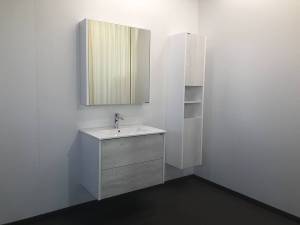 Мебель для ванной Comforty Женева-75 дуб белый